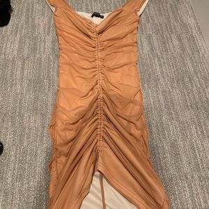 XS orange fashion nova dress